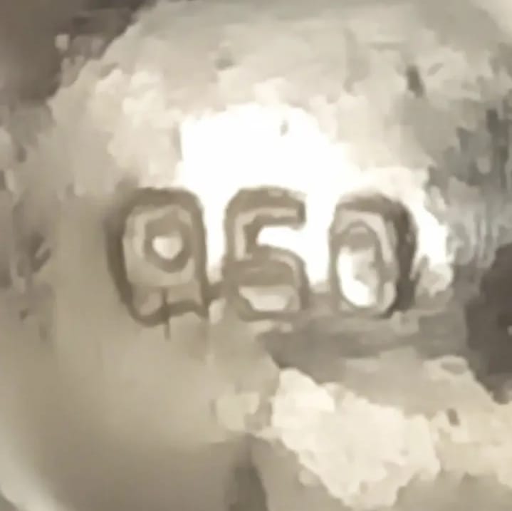 Pulsera en plata 950