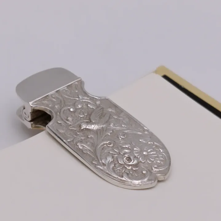 Clip ruso de plata esterlina