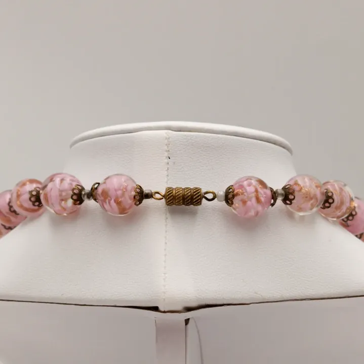 Collar cuentas cristal de Murano