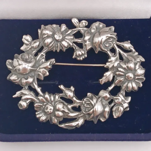 Broche italiano en plata esterlina
