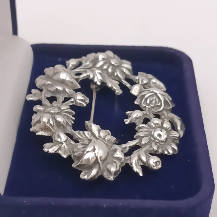 Broche italiano en plata esterlina