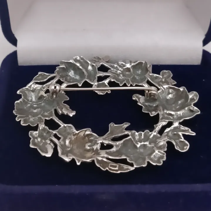 Broche italiano en plata esterlina
