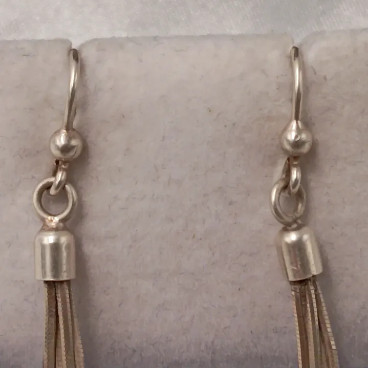 Pendientes italianos en plata esterlina 925