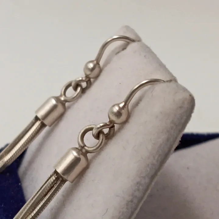 Pendientes italianos en plata esterlina 925