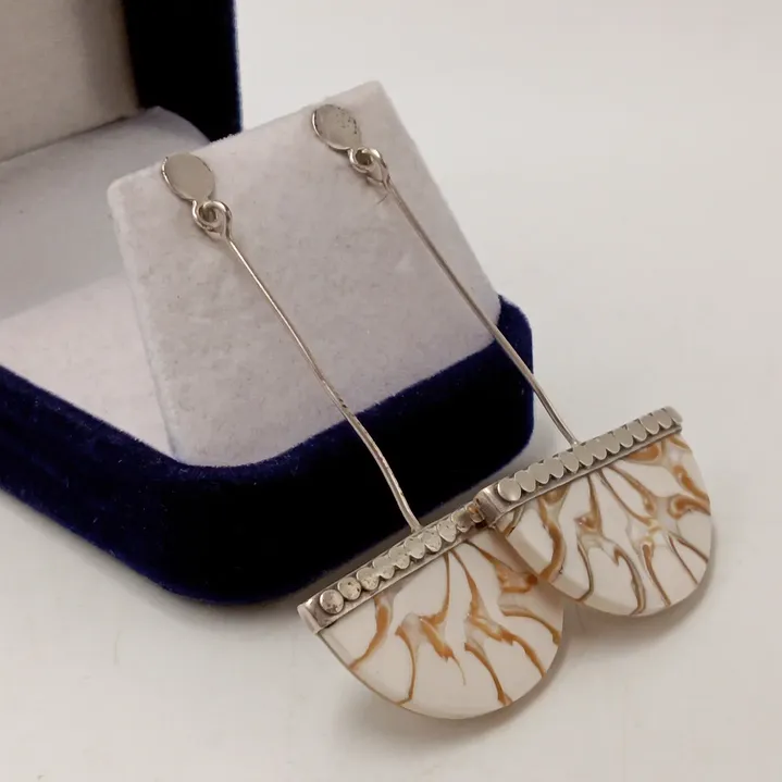 Pendientes de plata esterlina 925