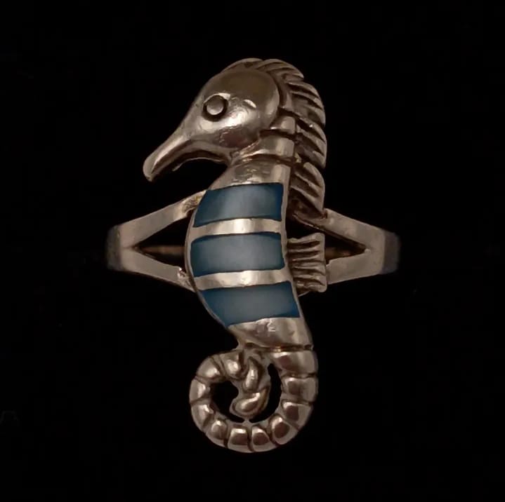 Anillo de nácar en plata 925