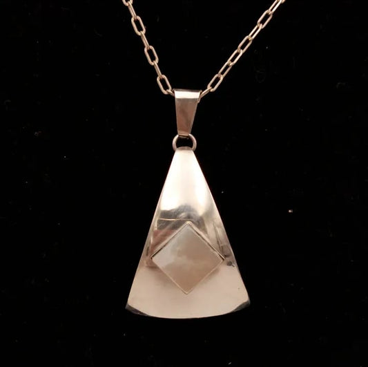 Colgante de nácar en plata 925