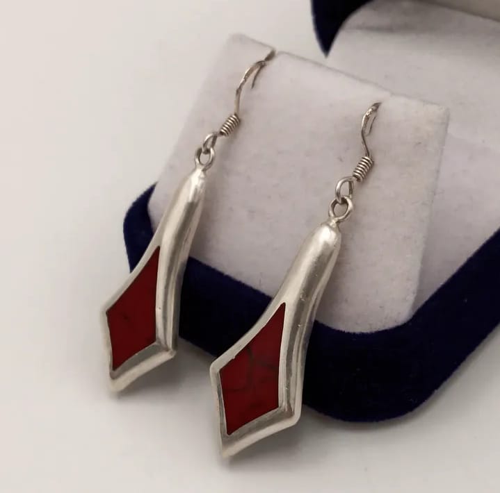 Aros vintage de plata 950