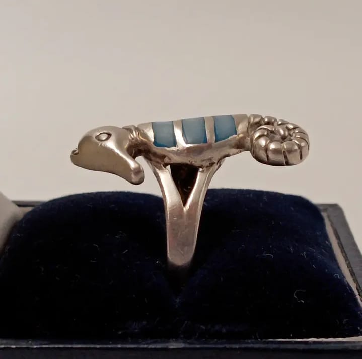 Anillo de nácar en plata 925