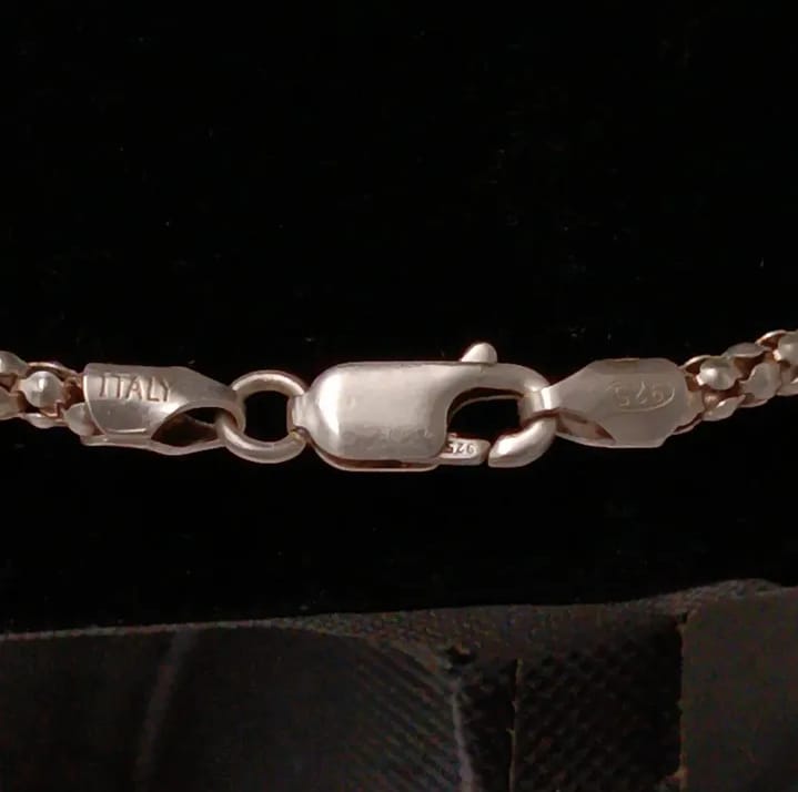 Cadena italiana de plata 925