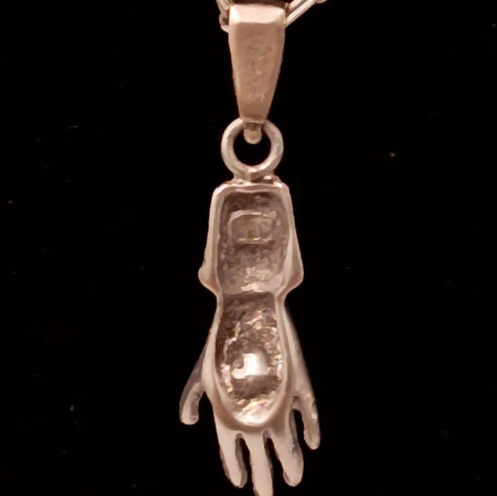 Cadena y colgante de plata K980 y 925