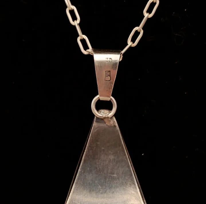 Colgante de nácar en plata 925