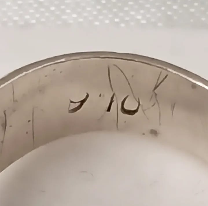 Anillo de plata 910