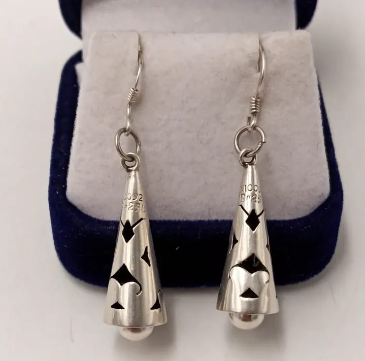 Aros vintage de plata 925
