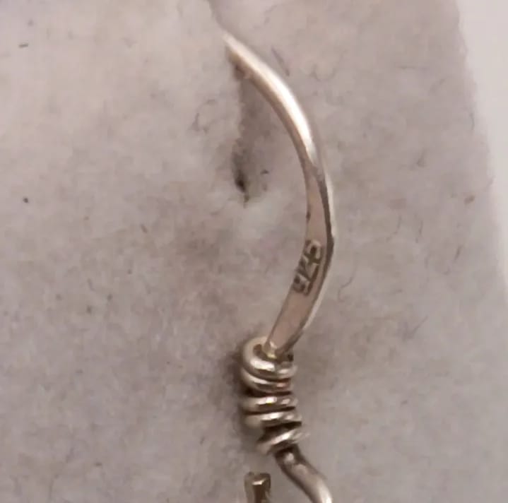 Aros vintage de plata 925