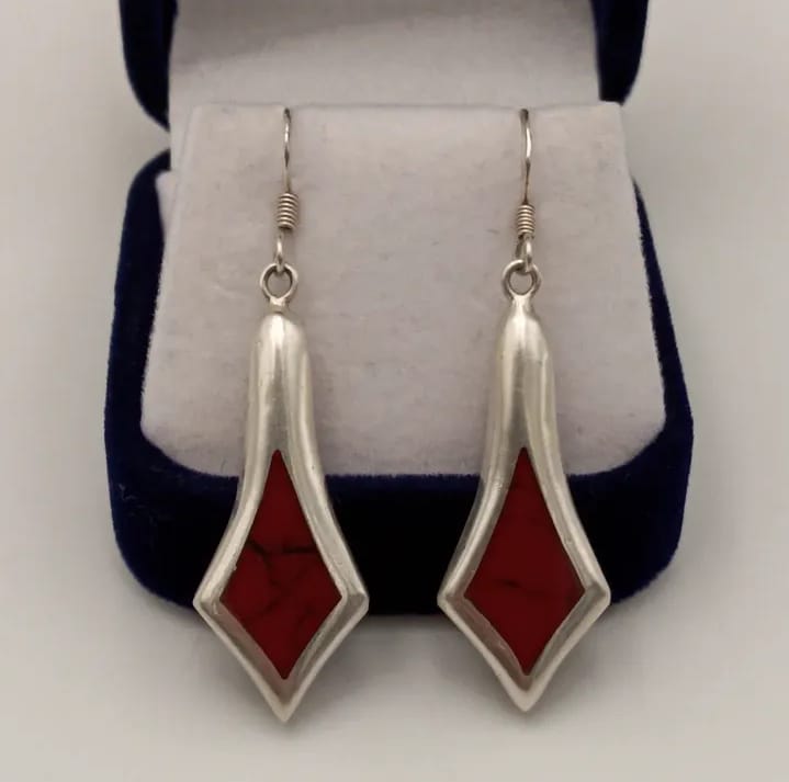 Aros vintage de plata 950