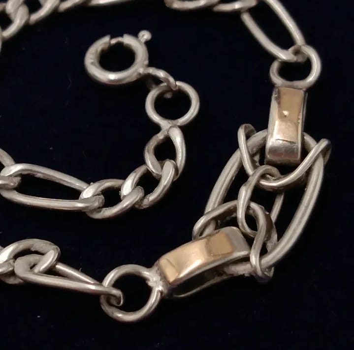 Pulsera de plata 925 con oro