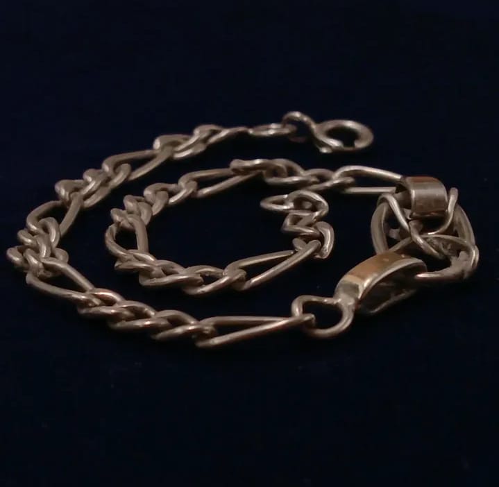 Pulsera de plata 925 con oro