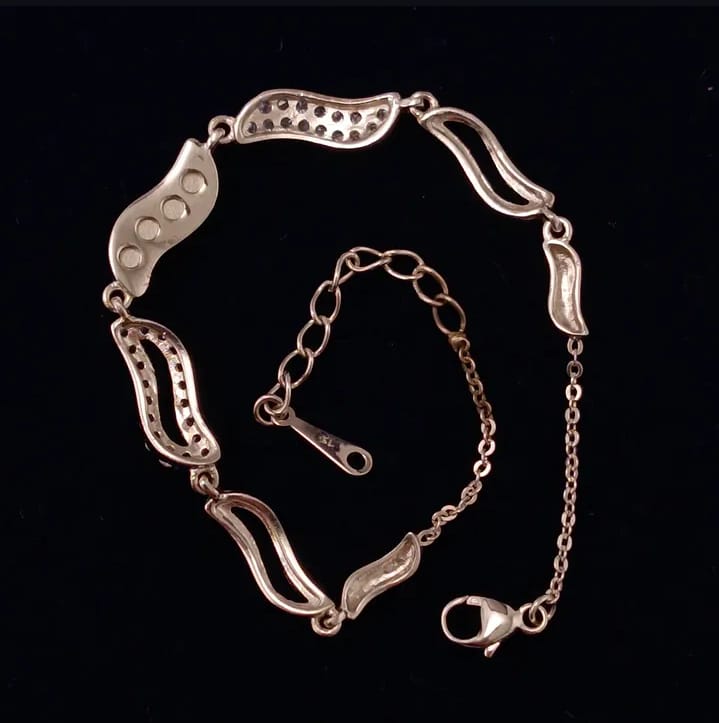 Pulsera de plata esterlina