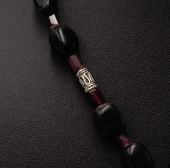 Collar de turmalinas y plata 925