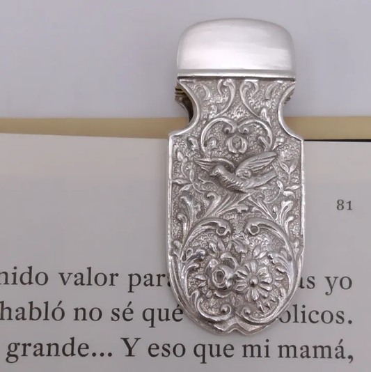 Clip ruso de plata esterlina